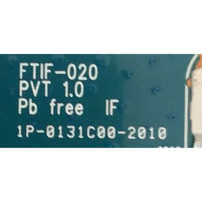 KIT DE TAREJETAS PARA TV SHARP / MAIN 1P-0131C00-2010 / FTIF-020 / FUENTE 09-40CTJ050-00 / 1P-0132X01-1010 / T-CON RUNTK5317TPZZ / 5317TP / PANEL S400DH3-1 / MODELO LC-40LE550U - Imagen 2